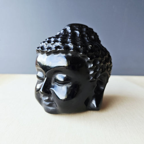 Black Obsidian | Buddha Heads