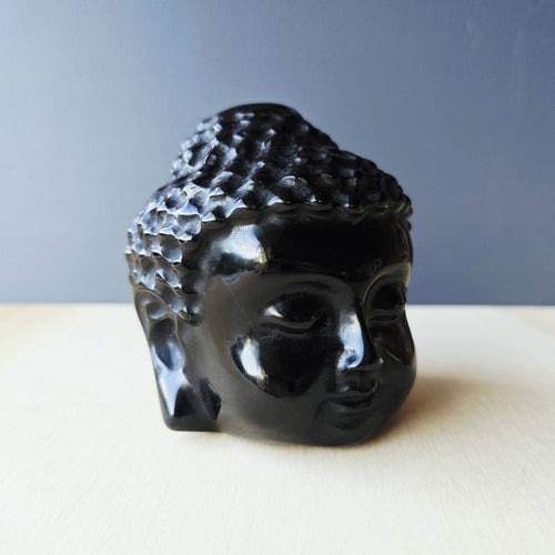 Black Obsidian | Buddha Heads