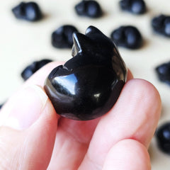Black Obsidian | Small Sleeping Cats