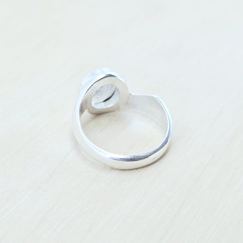 Blue Moonstone Ring | Divine Feminine