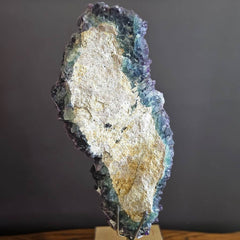 Blue Octahedral Phantom Purple Fluorite | Rainbow Activation 8.57kgs