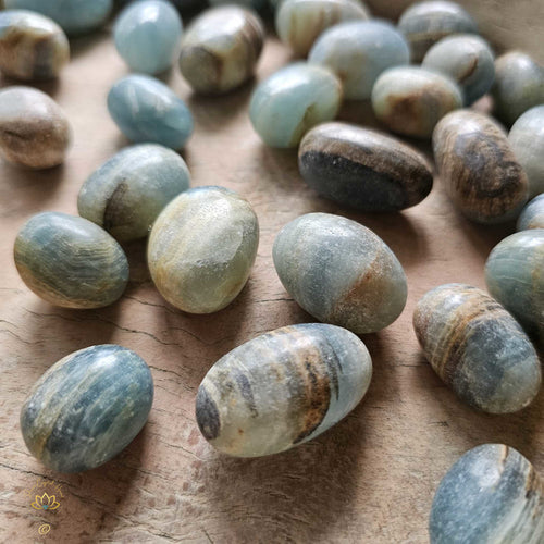 Blue Onyx Tumbled Stones