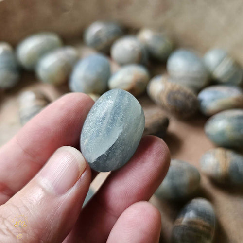 Blue Onyx Tumbled Stones