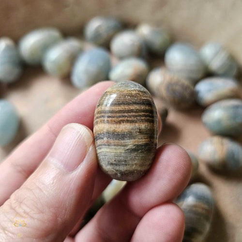 Blue Onyx Tumbled Stones