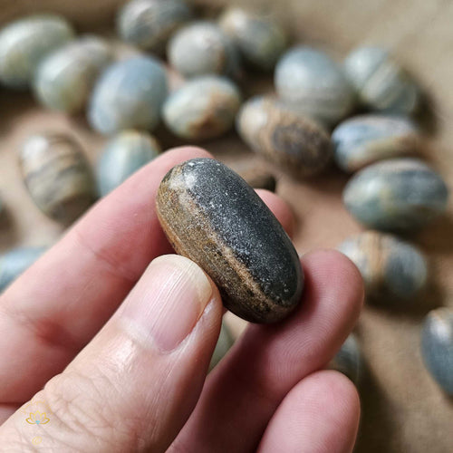 Blue Onyx Tumbled Stones