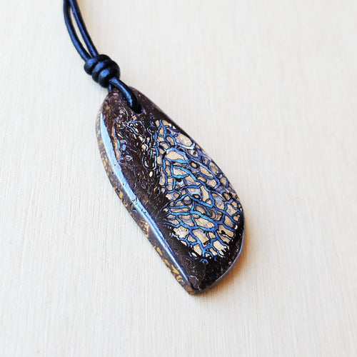 Boulder Opal Pendant | Outback Streamstone