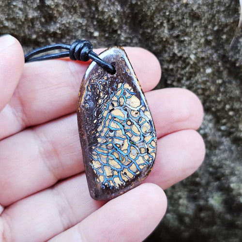 Boulder Opal Pendant | Outback Streamstone