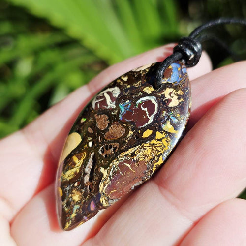 Boulder Opal Pendant | Tribal Energy