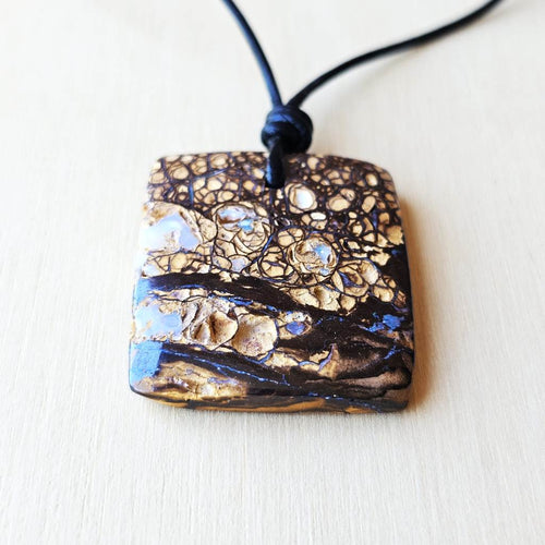 Boulder Opal Pendant | Tribal Flow Opal