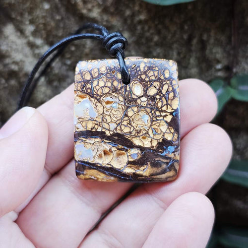 Boulder Opal Pendant | Tribal Flow Opal
