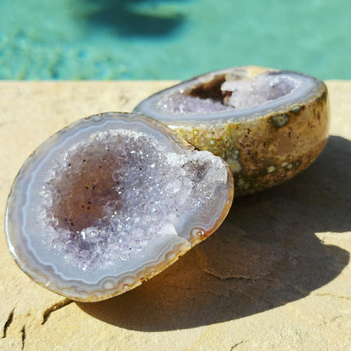 Brazilian Agate & Quartz Geode | The Celestial Keep