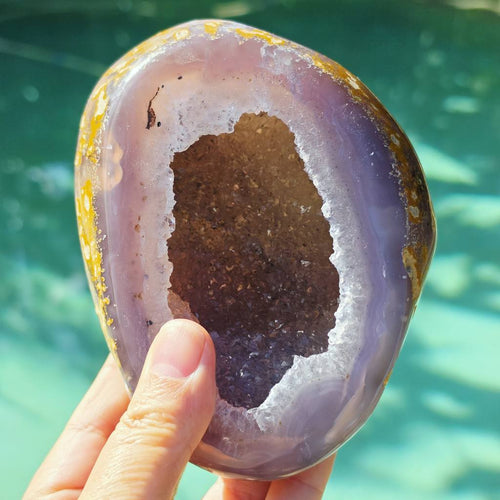 Brazilian Agate & Quartz Geode | Timeless Flow