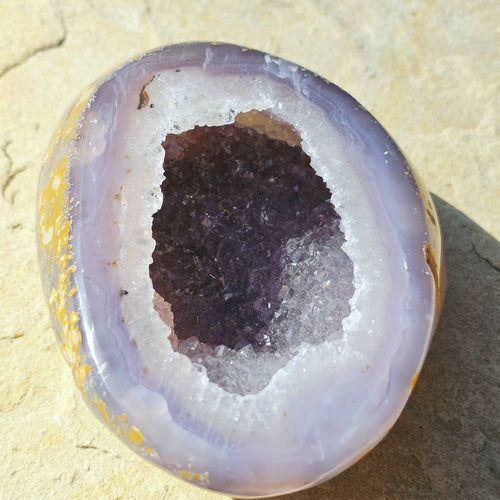 Brazilian Agate & Quartz Geode | Timeless Flow