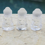 Brazilian Clear Quartz Buddha Carving | Peace Within