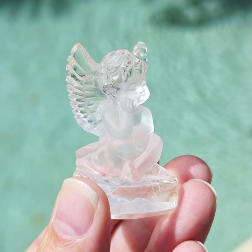 Brazilian Clear Quartz Cherub Angels | Little Dreamer