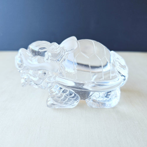 Brazilian Clear Quartz Dragon Turtle | The Quartz Guardian