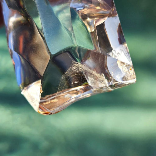 Brazilian Light Smoky Quartz Flame | Natural Phantom