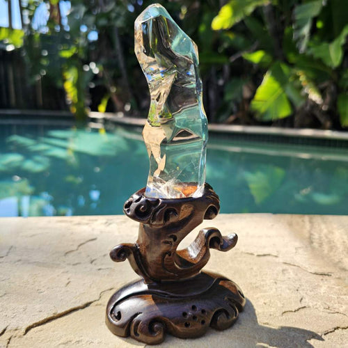 Brazilian Light Smoky Quartz Flame | Natural Phantom