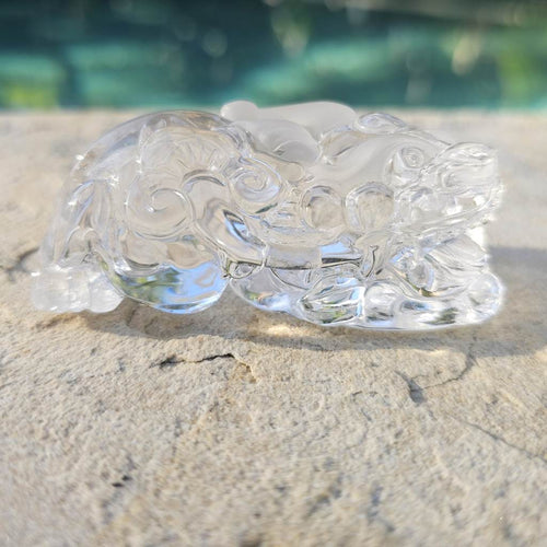 Brazilian Quartz Pixiu Pair | Imperial Pixiu Guardians Of Light