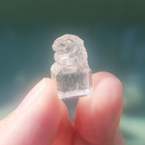 Brazilian Quartz Pixiu Pair | Powerful Pocket Pixius