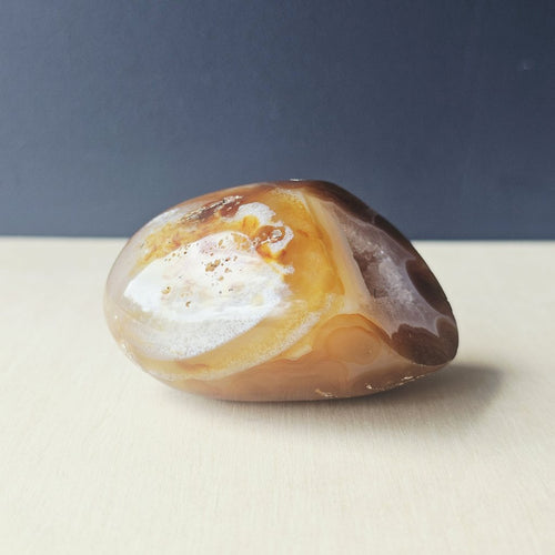 Carnelian Druzy Geode| Aqua Eternal 194gms