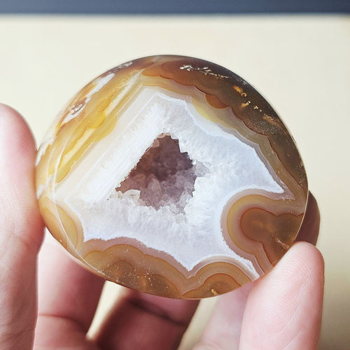 Carnelian Druzy Geode| Aqua Eternal 194gms