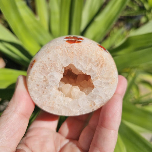 Carnelian Druzy Geode| Ebb And Ember