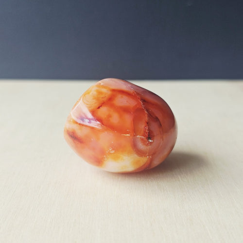 Carnelian Druzy Geode| Ebb & Ember 84gms