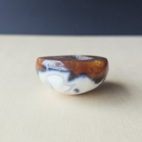 Carnelian Druzy Geode| Liquid To Light 70gms