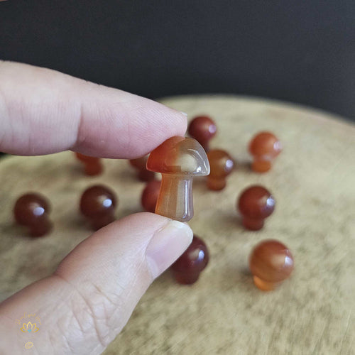 Carnelian Mini Mushrooms