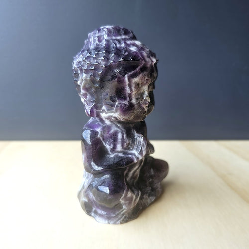 Chevron Amethyst Buddha | Om Sweet Om