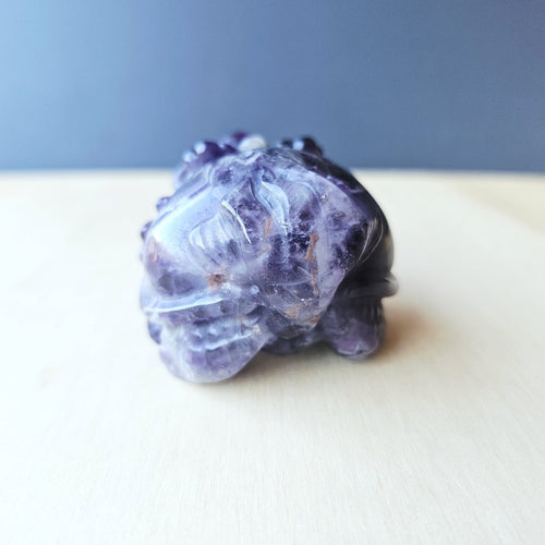 Chevron Amethyst Dragon Turtle | Higher Awareness Guardian