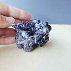 Chevron Amethyst Winged Dragon Turtle | Rising To New Heights