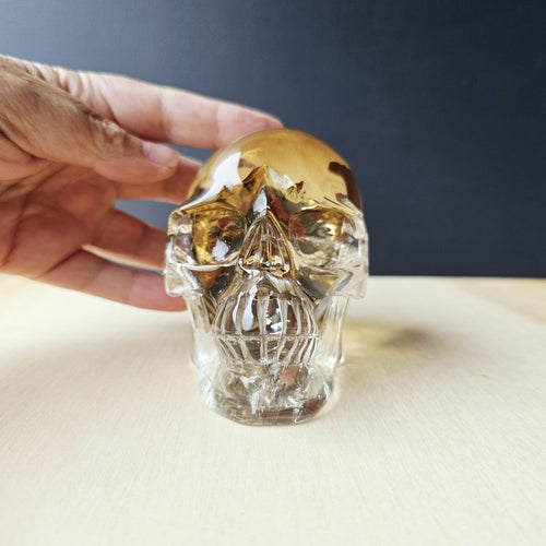 Citrine AAA Grade Skull | The Golden Relic