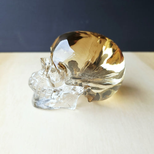 Citrine AAA Grade Skull | The Golden Relic