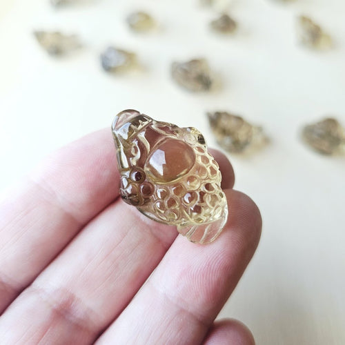 Citrine Money Toad - A Grade | The Wealth Keepers