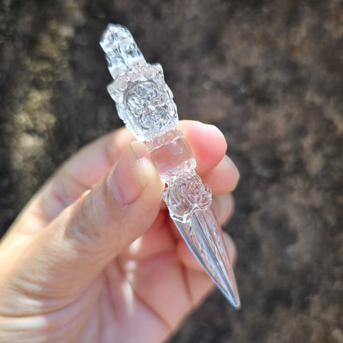 Clear Quartz Phurba | Wand