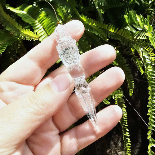 Clear Quartz Phurba | Wand