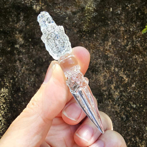 Clear Quartz Phurba | Wand