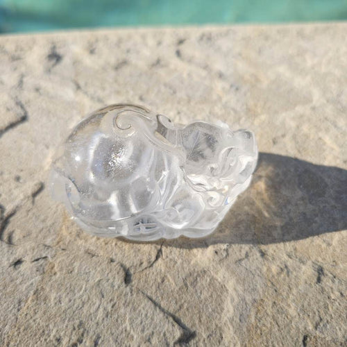 Clear Quartz Pixiu | Rainbow Warrior