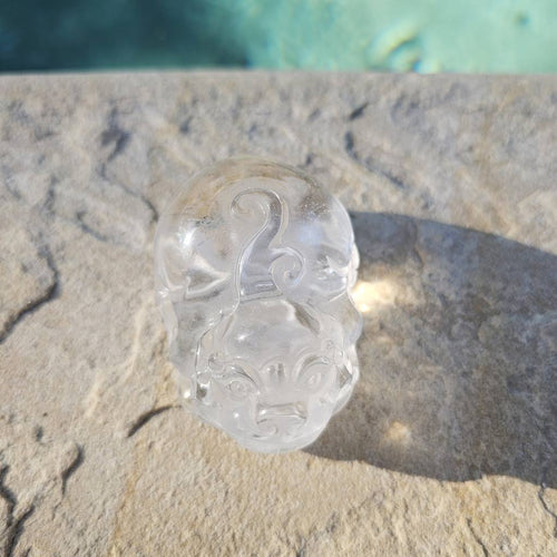 Clear Quartz Pixiu | Rainbow Warrior