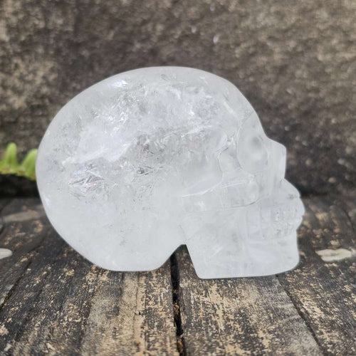 Clear Quartz Skull | Guardian of Transparency 447gms