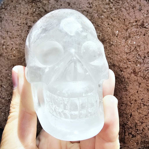 Clear Quartz Skull | Guardian of Transparency 447gms