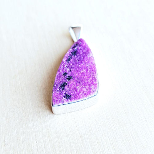 Cobalto Calcite (Pink Druzy) Pendant | Unconditional Love