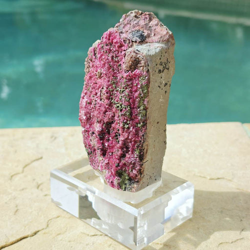 Cobaltoan Calcite & Malachite Specimen | 724gms