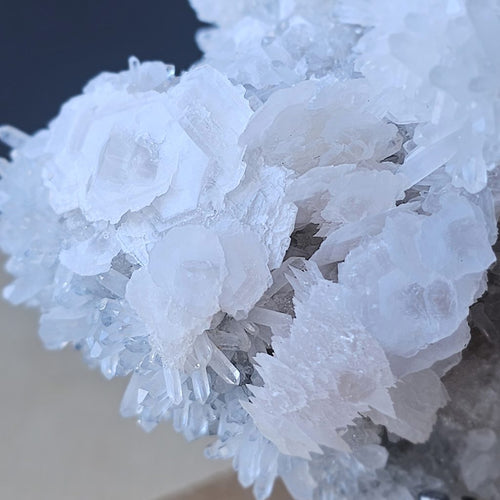 Coin Calcite and Quartz Specimen | Celestial Coinage