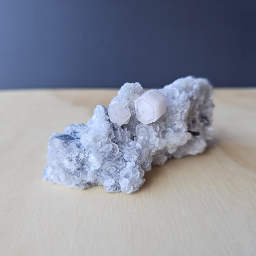 Coin Calcite and Quartz Specimen | Invest In Clarity. Collect In Light.