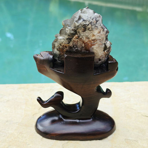 Collector Grade Benz Calcite With Chalcopyrite | Custom Stand 503gms
