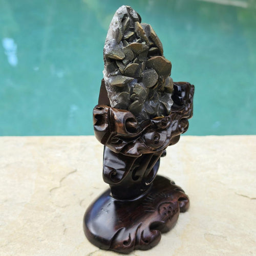 Collector Grade Benz Calcite With Chalcopyrite | Custom Stand 503gms