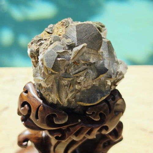 Collector Grade Benz Calcite With Chalcopyrite | Custom Stand 526gms